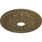 Ekena Millwork Warsaw Ceiling Medallion (Fits Canopies up to 3 1/2"), 18"OD x 3 1/2"ID x 1 3/8"P, Mississippi Mud CM18WAMMF - alternate 2